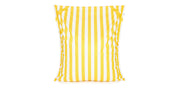 Lazy Days Yellow + White Floating Beanbag